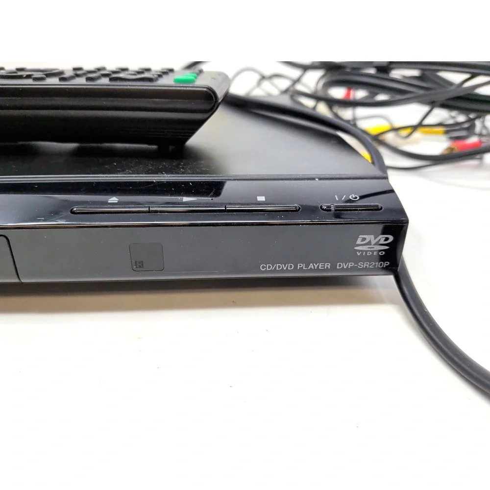 ➿ Sony DVP-SR210P Progressive Scan DVD Player 🆕 No Box with remote cables